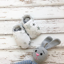 Load image into Gallery viewer, Gray Baby Slippers