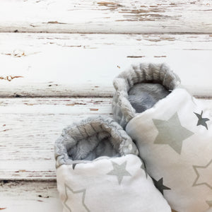 Gray Baby Slippers