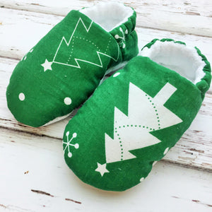 Christmas Baby Booties