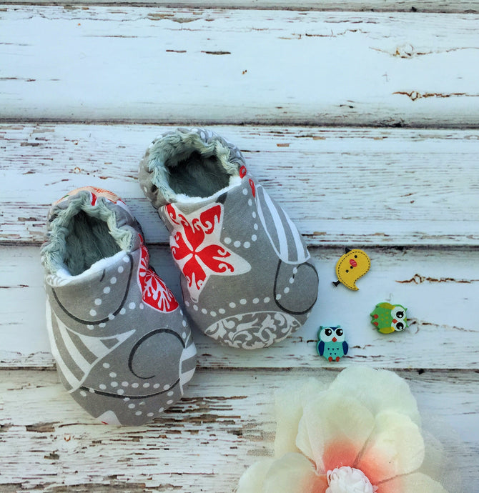 Christmas Baby Slippers